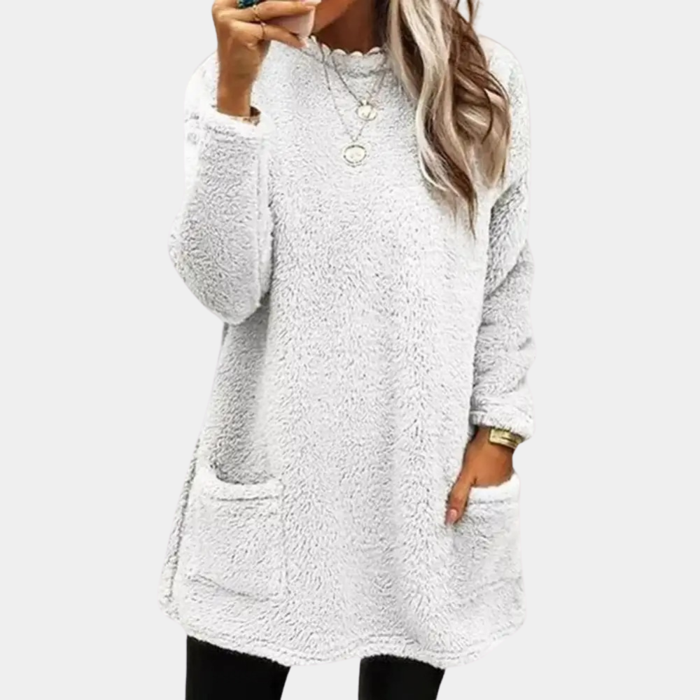 Angelika | Lässiges und bequemes Sweatshirt mit Taschendetail