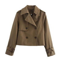 Sophie | Trench-coat croisé court, moderne