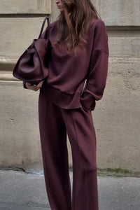 Zara | Ensemble deux pièces coordonné au toucher doux et décontracté
