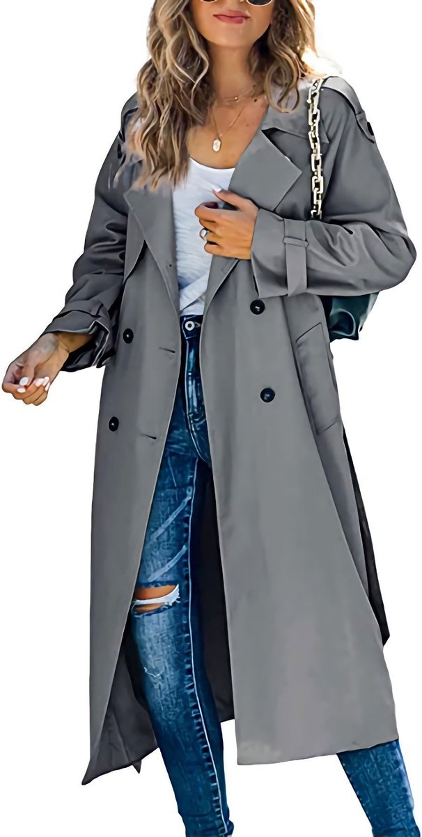 Amelia | Zeitloser und bequemer oversized Trenchcoat