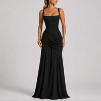 Elise | Sophisticated And Flattering Fall Wedding Maxi Dress