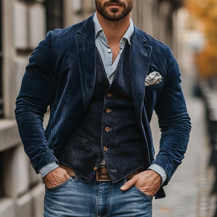 Matthias | Sophistication and Vintage Blazer And Waistcoat