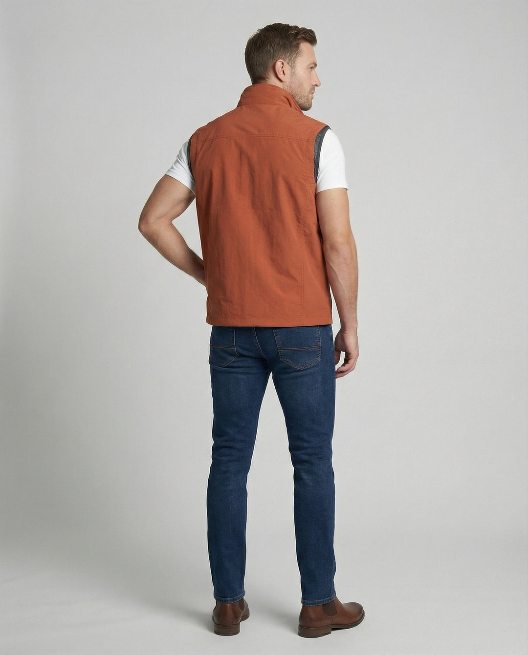 Noah | Gilet sans manches décontracté et confortable pour homme, pour l'extérieur