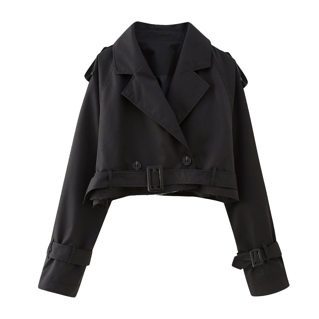Sophia | Trench-coat court ajusté, élégant et polyvalent
