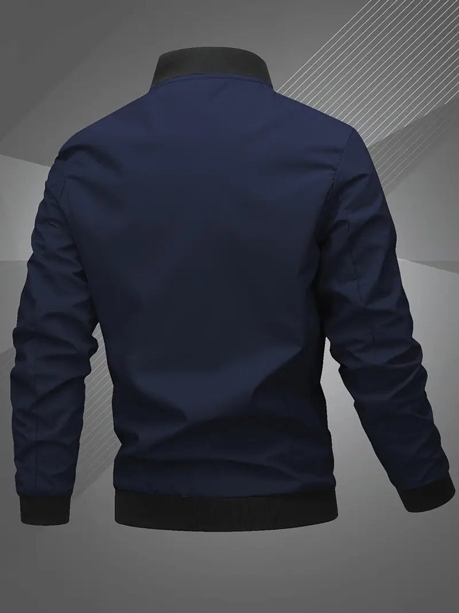 Nathan | Stylish And Casual Athletic Bomber Jacket