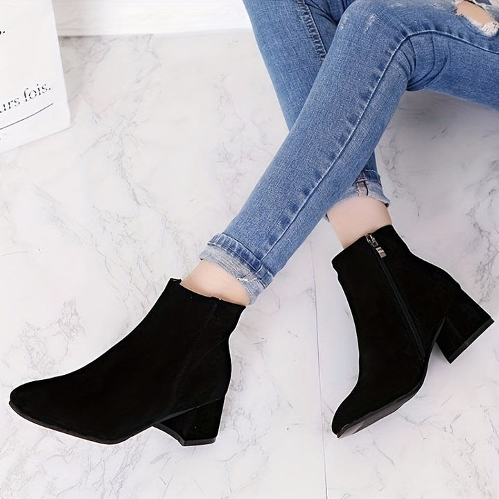 Daniela | Modern Suede-Feel Chelsea Ankle Boot
