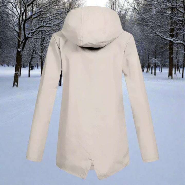 Nora | Leichte und stilvolle wasserdichte Regenjacke mit Kapuze