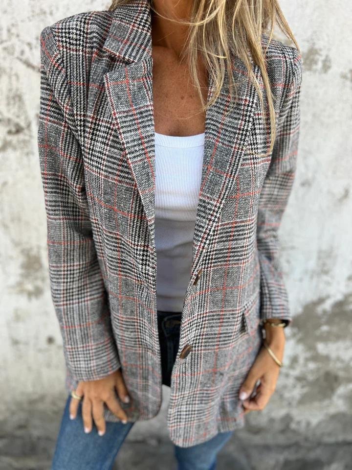 Beatrice | Classic And Comfortable Checked Blazer