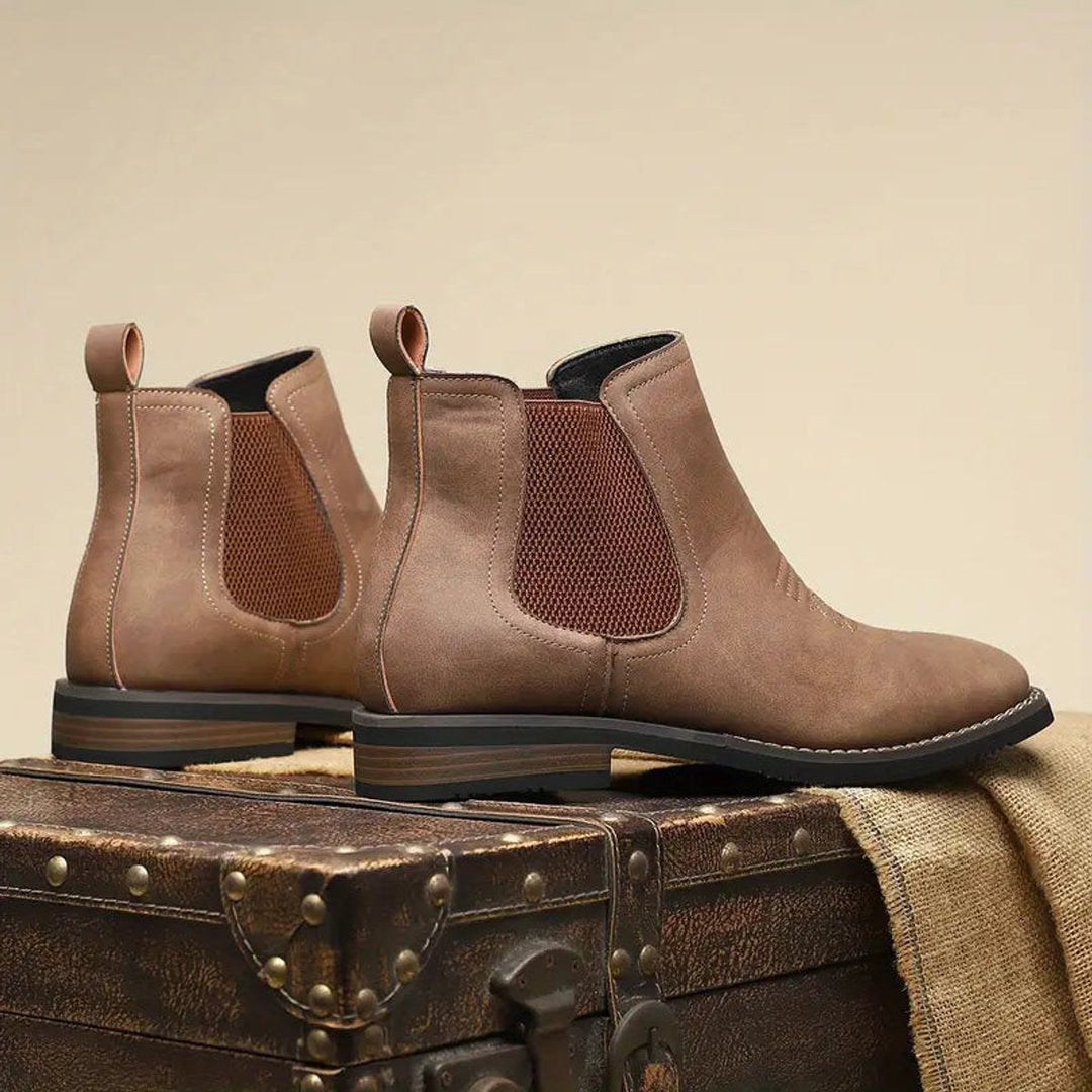 Stefan | Refined And Supportive Orthopedic Chelsea Men Boots