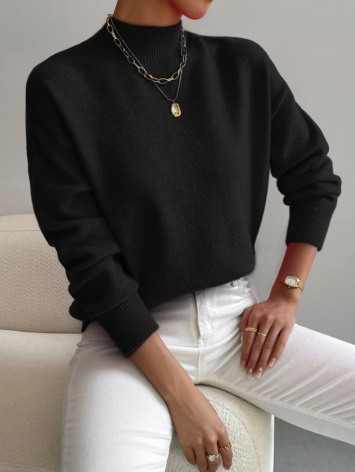 Elena | Elegant And Comfortable Turtleneck Knit Sweater