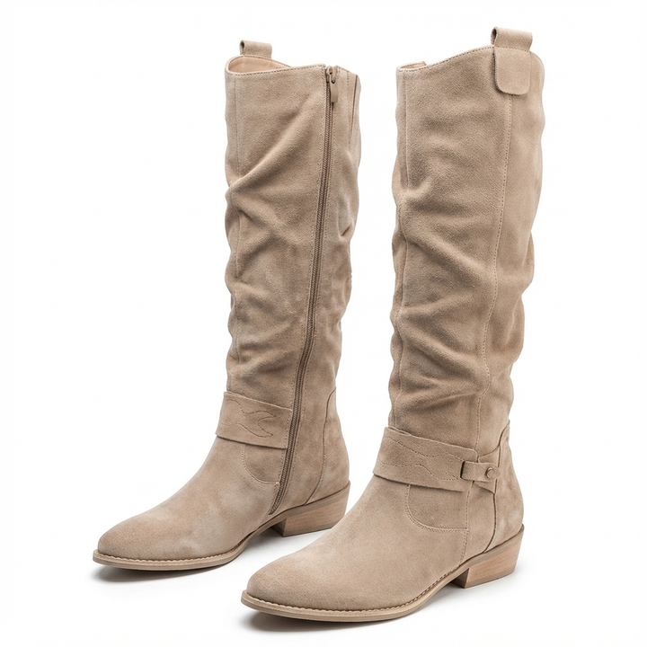 Hazel | Elegant And Comfortable Slouchy Knee High Boots