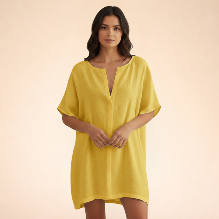 Breezy And Chic Cotton Summer Dress