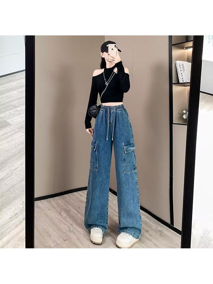 Harper | Pantaloni cargo in denim versatili e resistenti