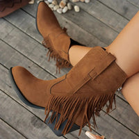 Grace | Bottes de cowboy western chic à franges