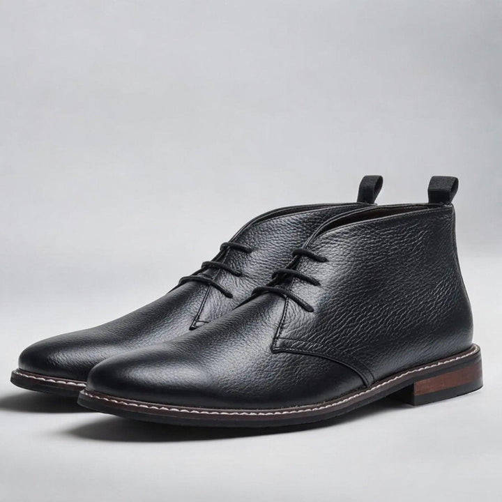 Marcus | Refined And Supportive Orthopedic Leather Chukka Men Boots