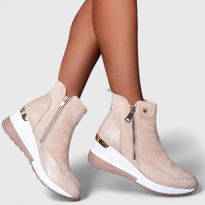 Emma | Comfortable And Stylish Orthopedic Wedge Ankle Boots