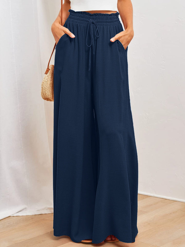 Stella | Pantalon palazzo léger et confortable à jambes larges
