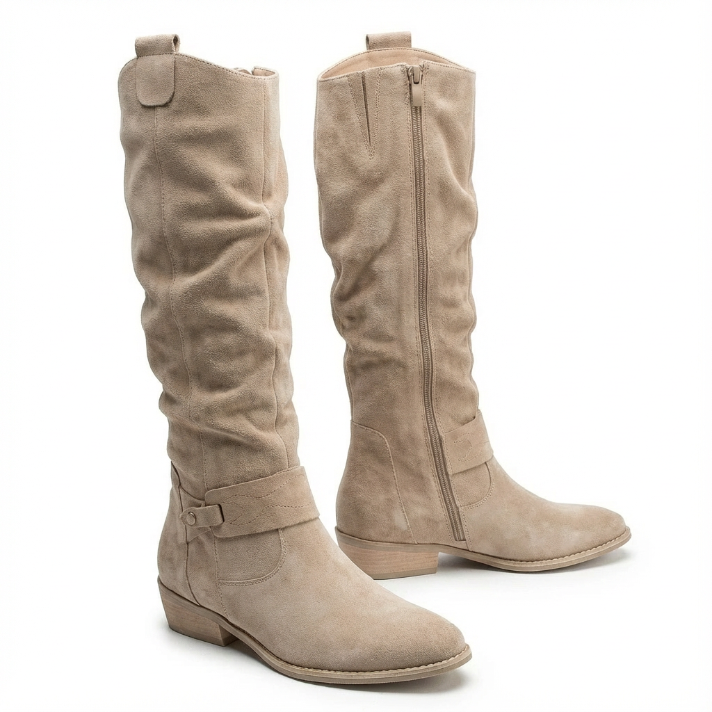 Hazel | Elegant And Comfortable Slouchy Knee High Boots