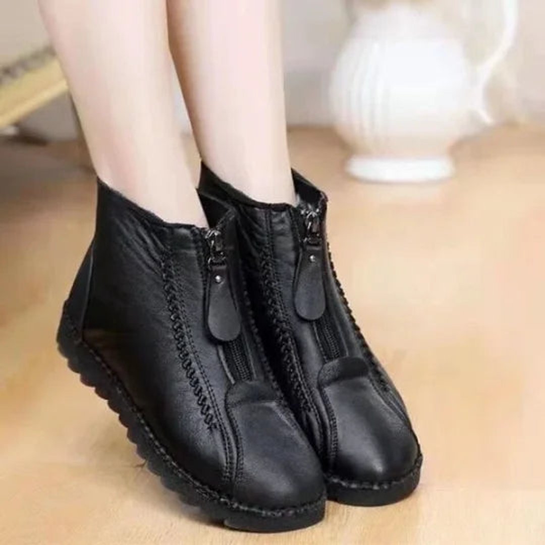 Freya | Bottines d’hiver douillettes et confortables doublées de polaire
