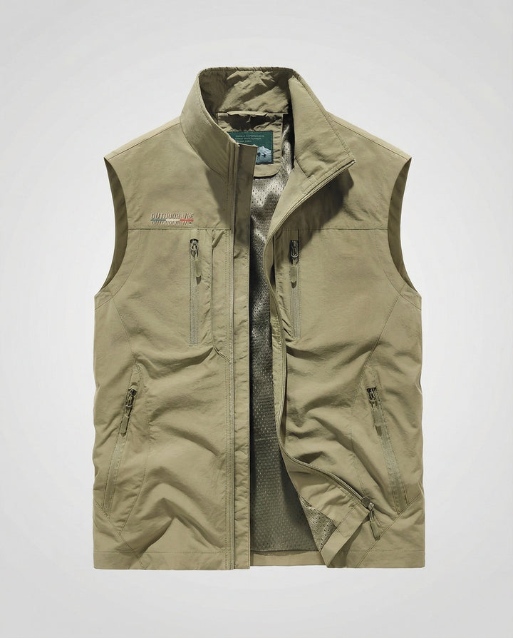 Noah | Gilet sans manches décontracté et confortable pour homme, pour l'extérieur