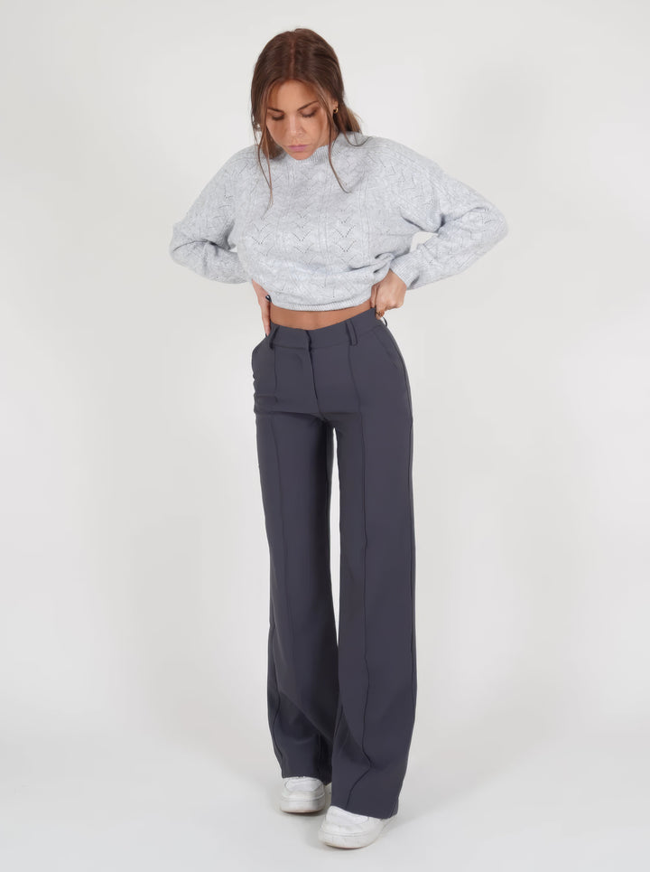 Mia | Bequeme und vielseitige Hose mit weitem Bein