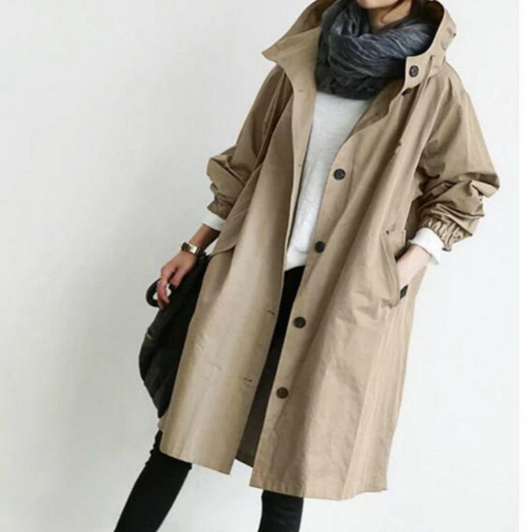 Clara | Trench-coat à capuche, raffiné et protecteur