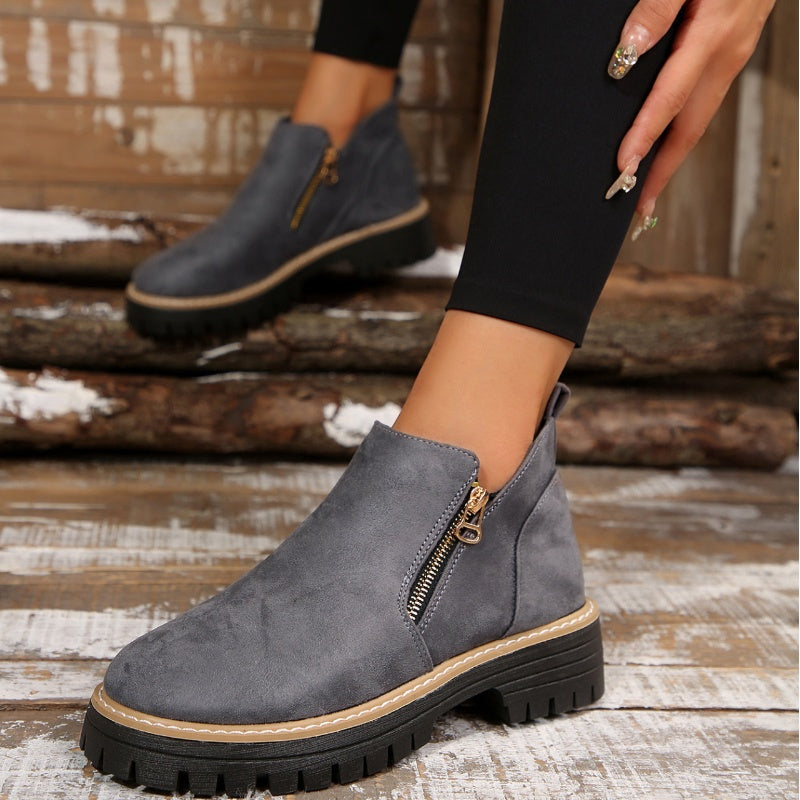 Mirelle | Modern Chunky Platform Ankle Boots