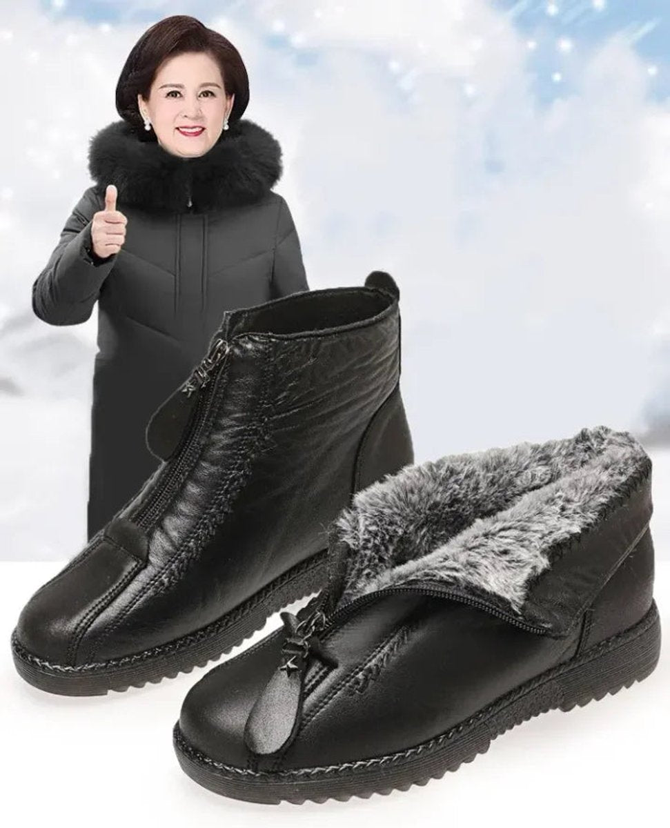 Freya | Bottines d’hiver douillettes et confortables doublées de polaire