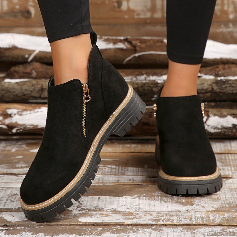 Mirelle | Modern Chunky Platform Ankle Boots