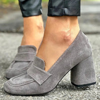 Camille | Refined and Comfortable Women's Block-Heel Loafers