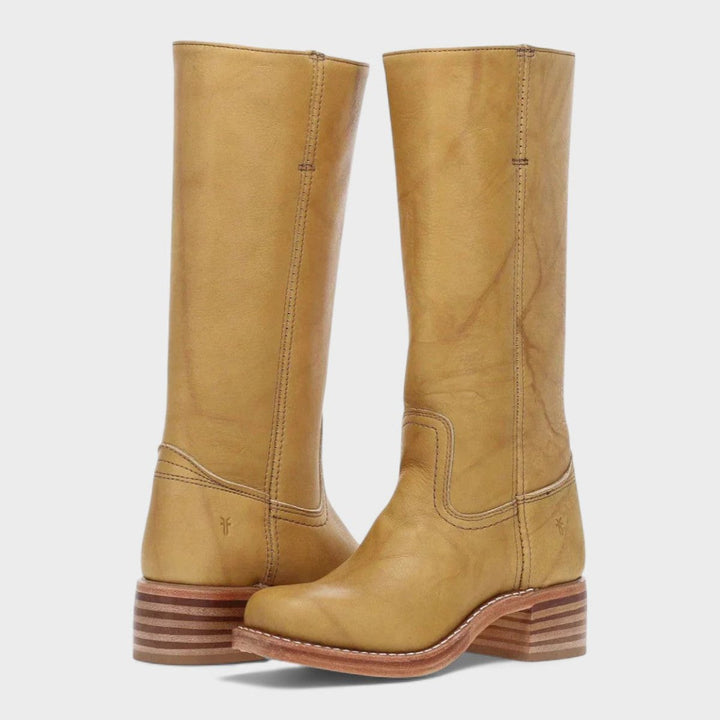 Sophia | Classic And Stylish Western Leather Knee High Boots