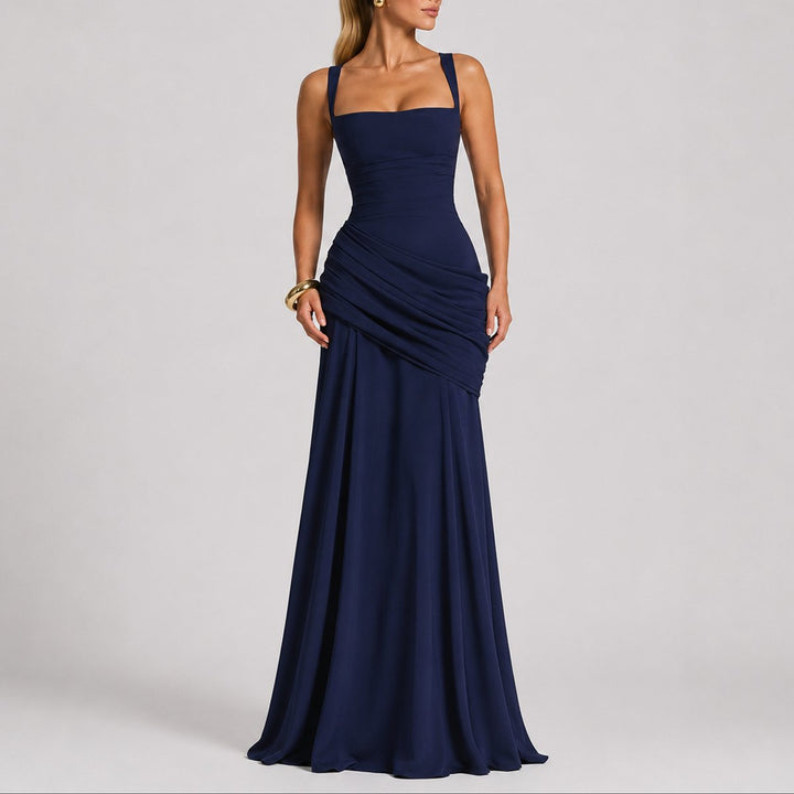 Elise | Sophisticated And Flattering Fall Wedding Maxi Dress