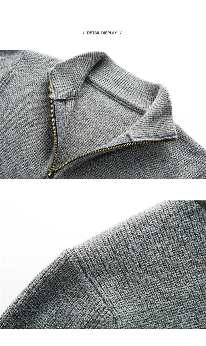 Julian | Klassischer und weicher Strickcardigan für Herren