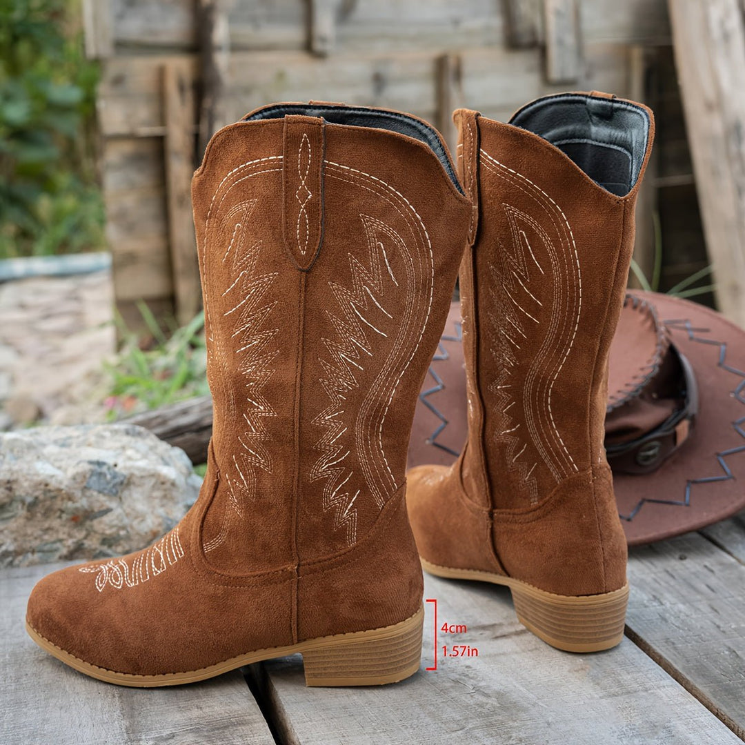 Emily | Classic And Stitched Western Cowboy Boots
