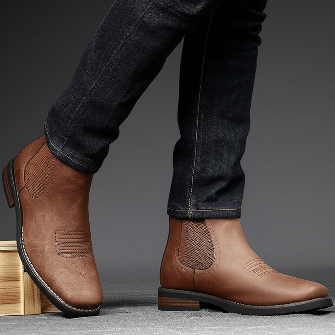 Stefan | Refined And Supportive Orthopedic Chelsea Men Boots