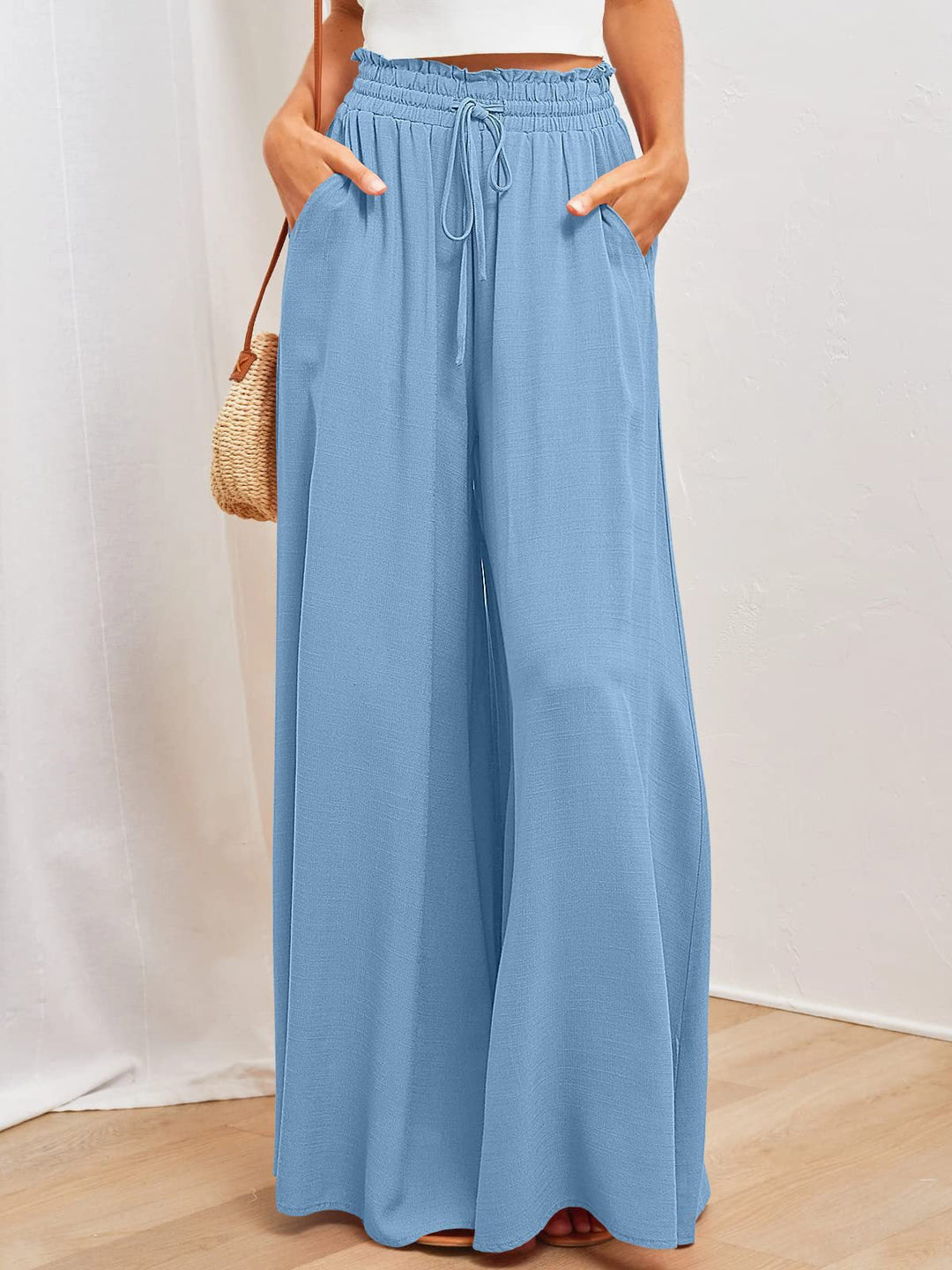 Stella | Pantalon palazzo léger et confortable à jambes larges