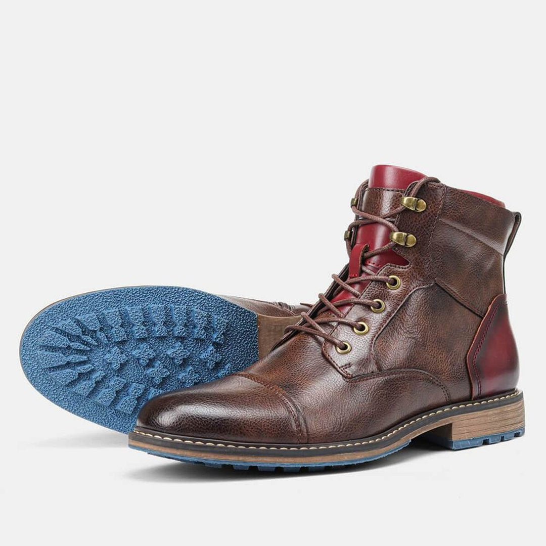 Felix | Elegante und bequeme orthopädische Oxford-Lederstiefel für Herren