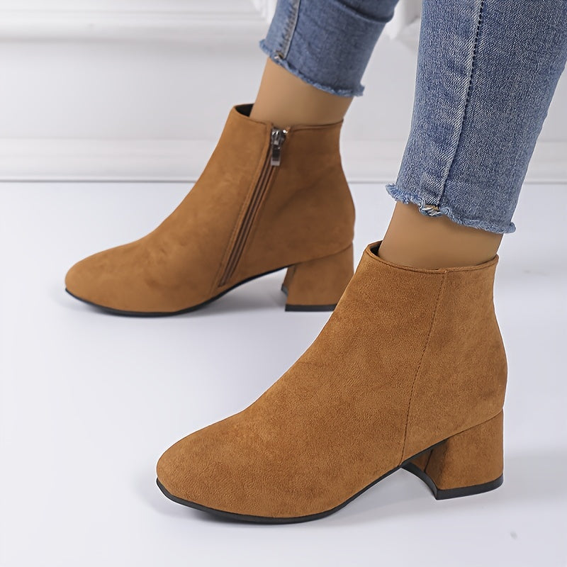 Daniela | Modern Suede-Feel Chelsea Ankle Boot