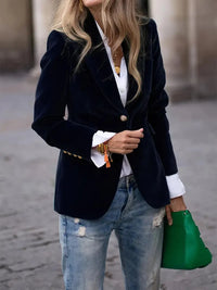 Sophia | Comfortable And Luxurious Women's Velvet Blazer
