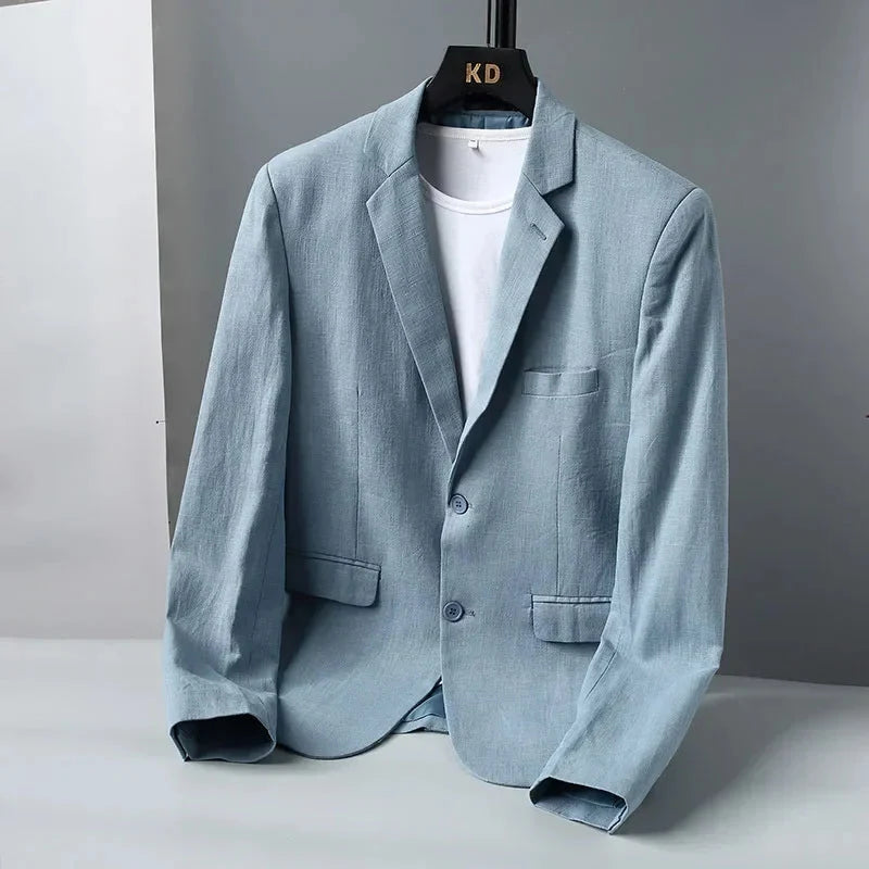 Ethan | Blazer élégant et respirant en lin pour homme