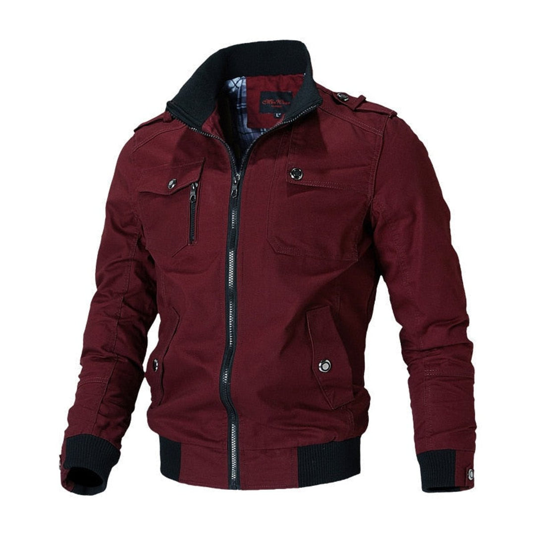David | Rugged And Functional Military Utility Bomber Jacket