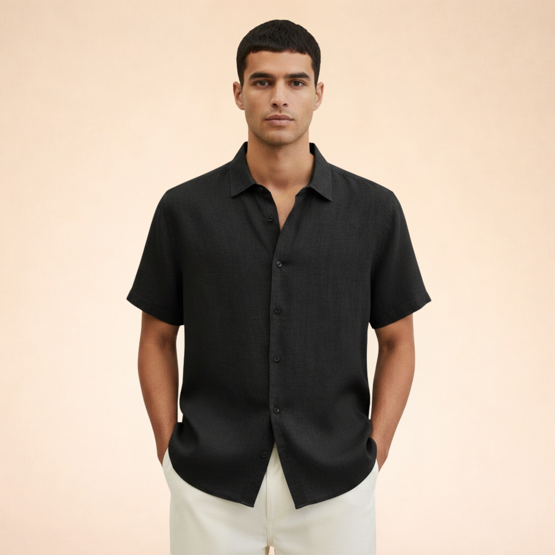 Elegant And Breathable Men’s Linen Shirt