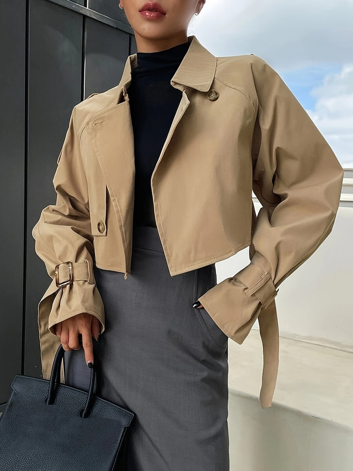 Sofia | Schicker und moderner kurzer Trenchcoat
