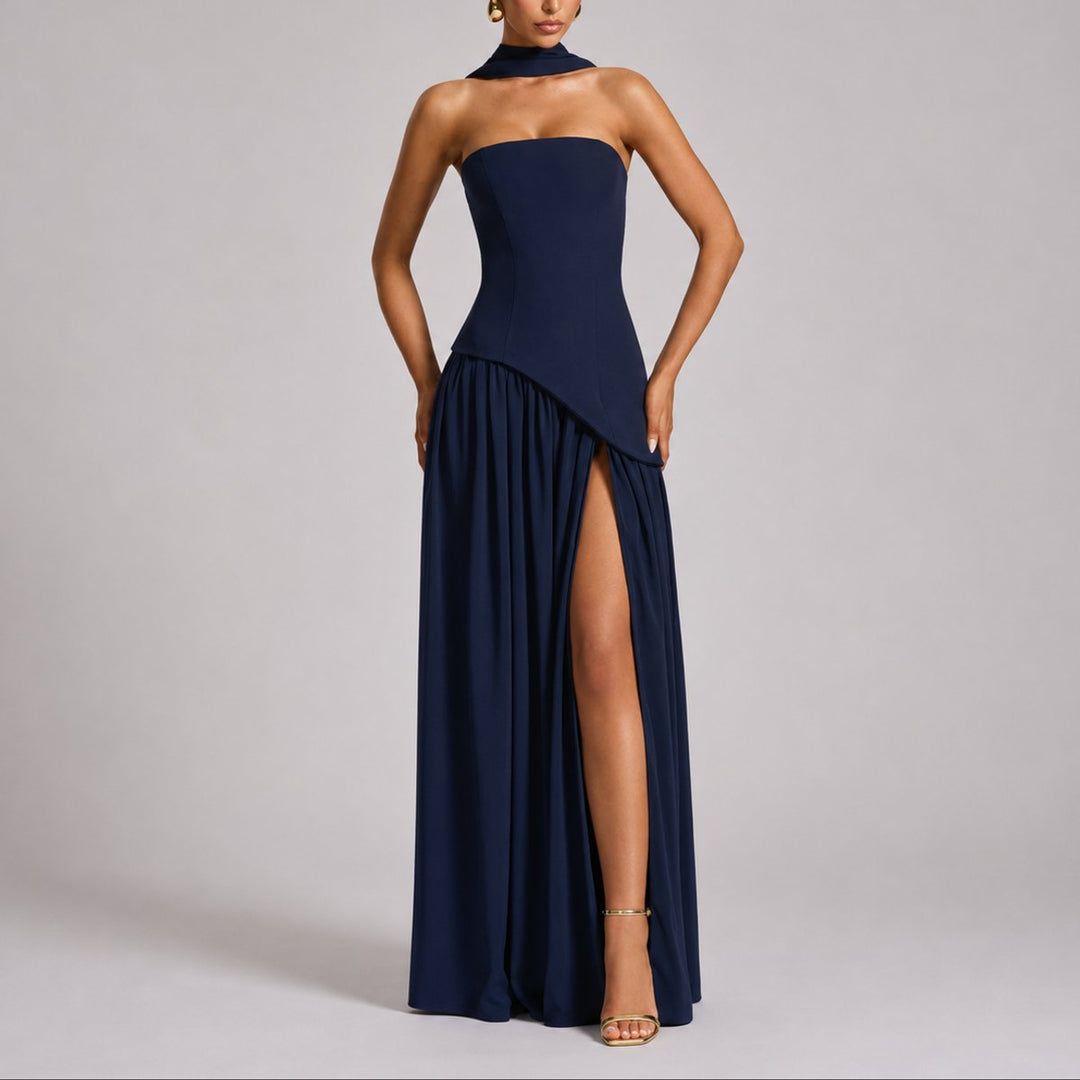 Emma | Robe longue élégante et éblouissante pour mariage d’automne