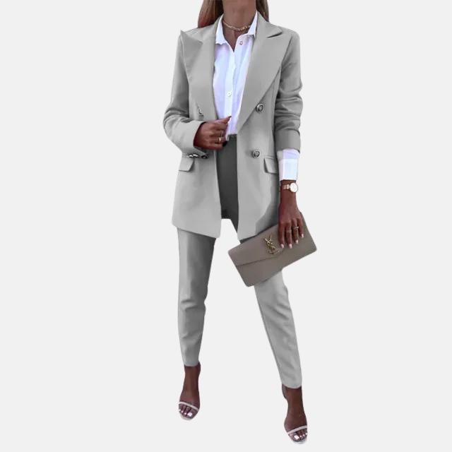 Victoria | Ensemble deux pièces soigné avec blazer et pantalon