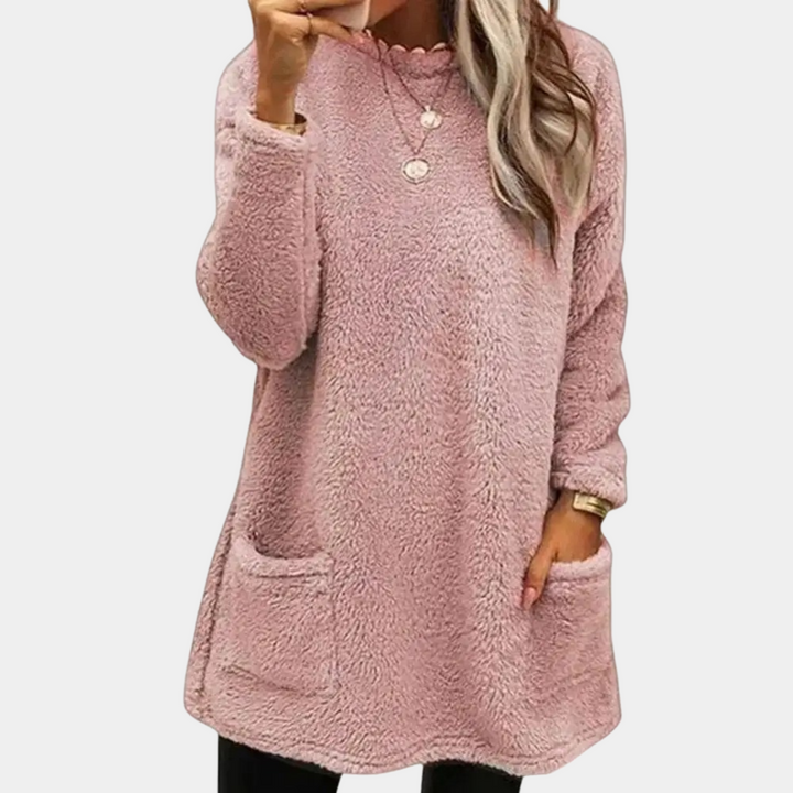 Angelika | Lässiges und bequemes Sweatshirt mit Taschendetail