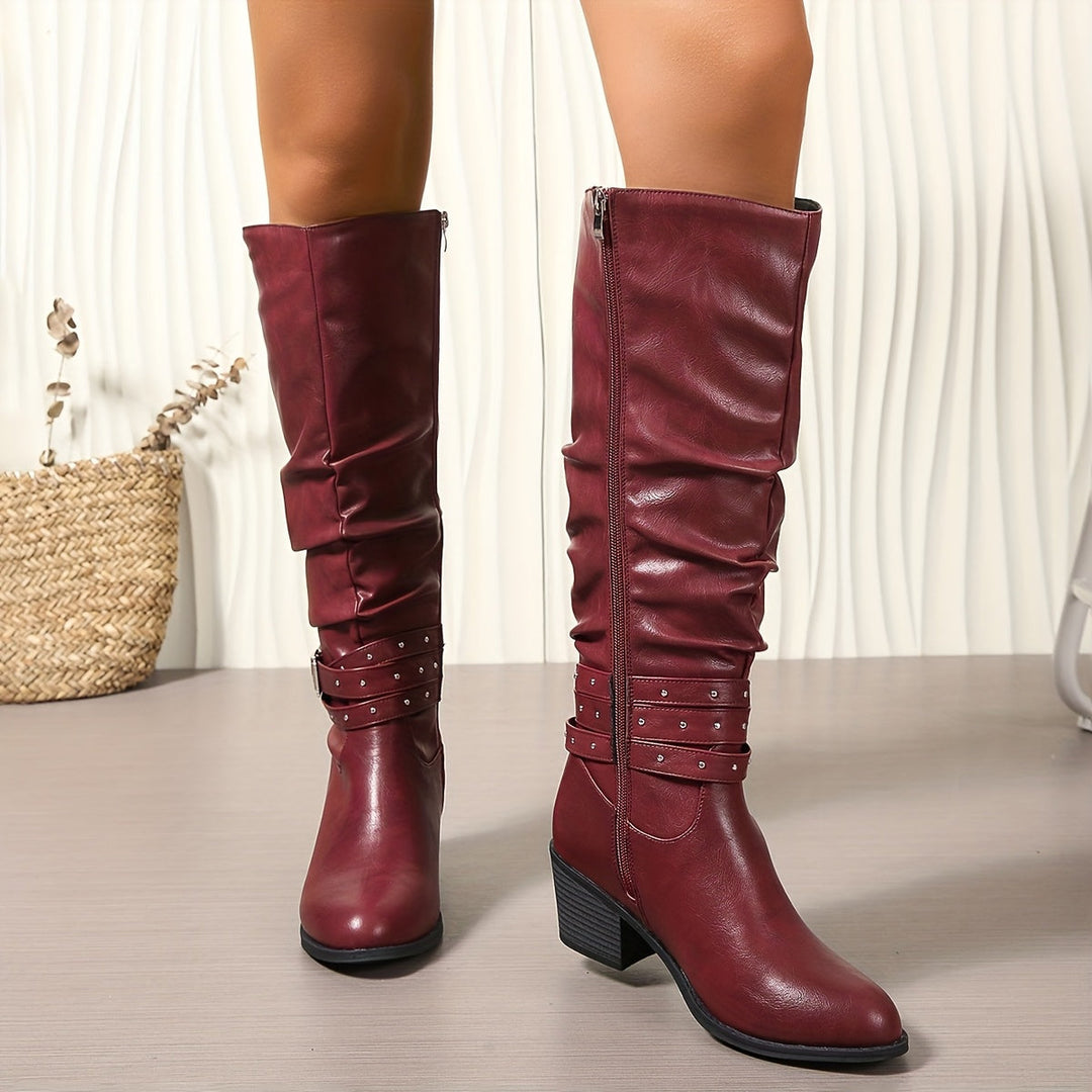 Julia | Chic and Comfortable Slouchy Knee High Boots