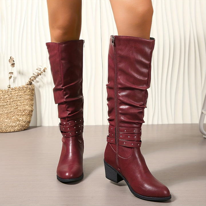 Julia | Chic and Comfortable Slouchy Knee High Boots