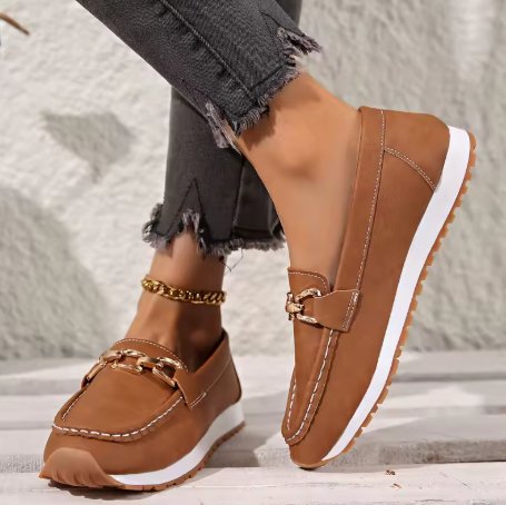 Julia | Mocassins orthopédiques à enfiler, intemporels et confortables