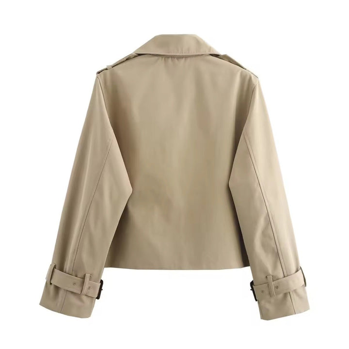 Sophie | Trench-coat croisé court, moderne
